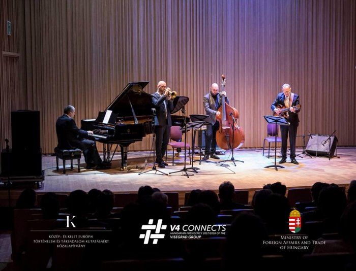 Slovensko-maďarsko-česko-poľské kvarteto v šamorínskom Mozi