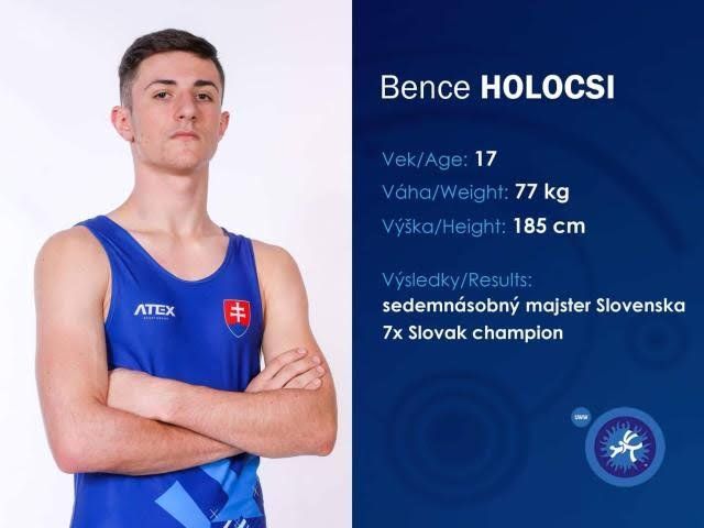 Gladiátor Bence na svetový šampionát juniorov v zápasení