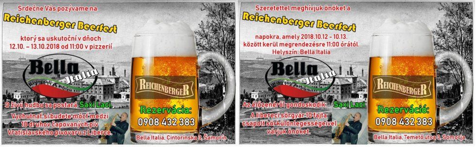 Dvojdňový pivný festival v reštaurácií Bella Italia