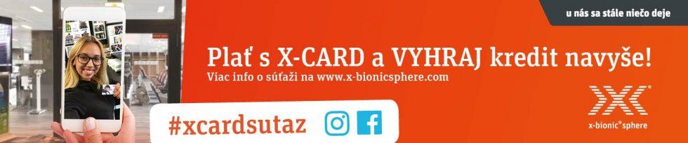 Súťaž s X-CARD: Vyhrajte 100 eur