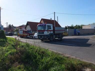 Súlyos baleset: Teherautó és motorkerékpár ütközött Somorján
