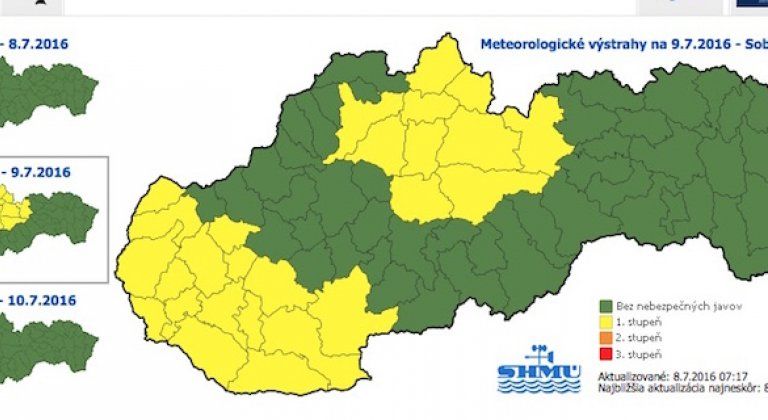 Pozor, v sobotu hrozí silný vietor