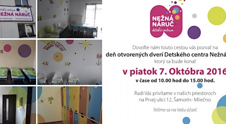 Deň otvorených dverí DC Nežná náruč