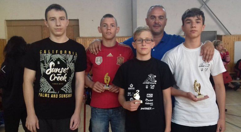 Tri medaily Gladiátorov z Marcelovej Tri medaily Gladiátorov z Marcelovej