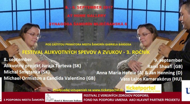 III. Festival alikvotných spevov a zvukov v synagóge