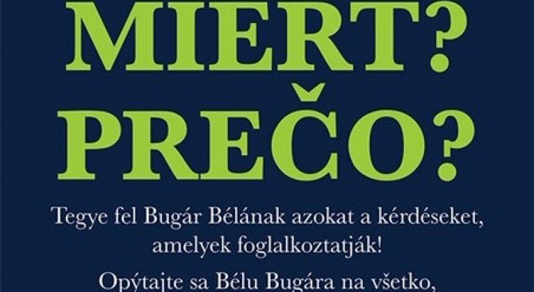 Pozvánka: Opýtajte sa Bélu Bugára na všetko, čo vás zaujíma