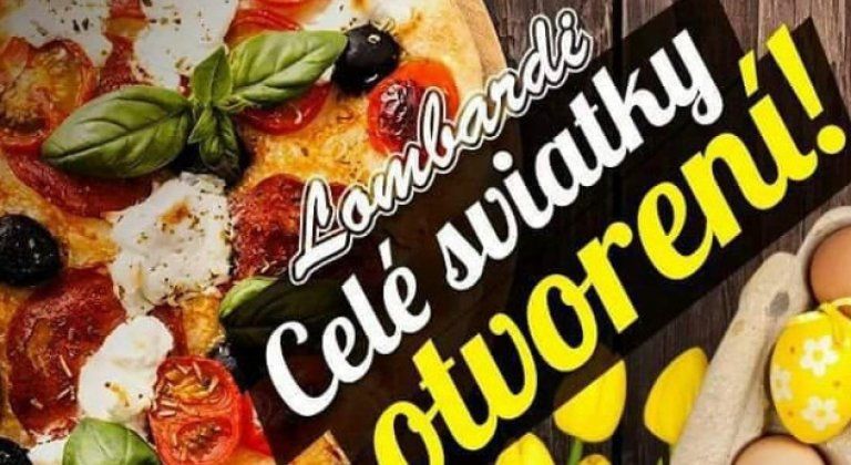 Pizzeria Lombardi: Otvorené aj počas sviatkov