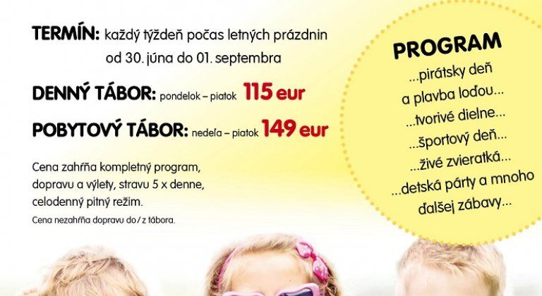 Posledné voľné miesta na detskom tábore KORMORÁNIK