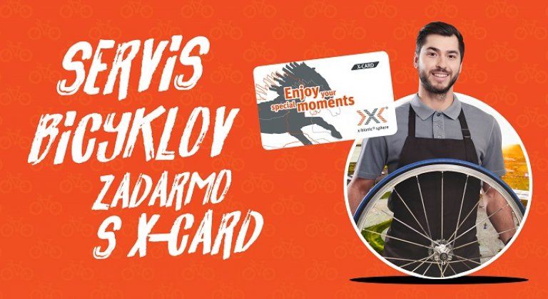Držitelia x-card majú až do skončenia BIKE OPEN FEST servis bicyklov zadarmo