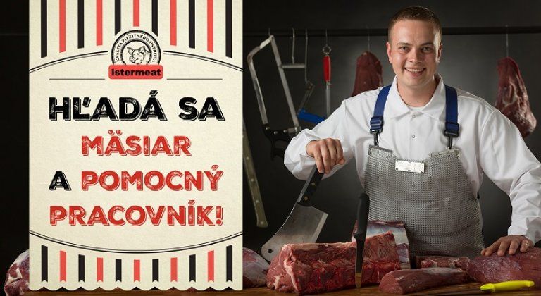 Najväčší bitúnok na Slovensku hľadá vyučeného mäsiara a potravinárskeho pracovníka Najväčší bitúnok na Slovensku hľadá vyučeného mäsiara a potravinárskeho pracovníka