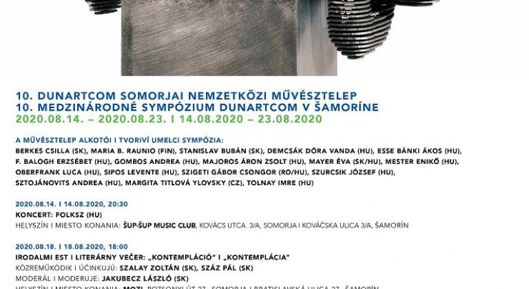 10. DUNARTCOM SOMORJAI NEMZETKÖZI MŰVÉSZTELEP 10. DUNARTCOM SOMORJAI NEMZETKÖZI MŰVÉSZTELEP