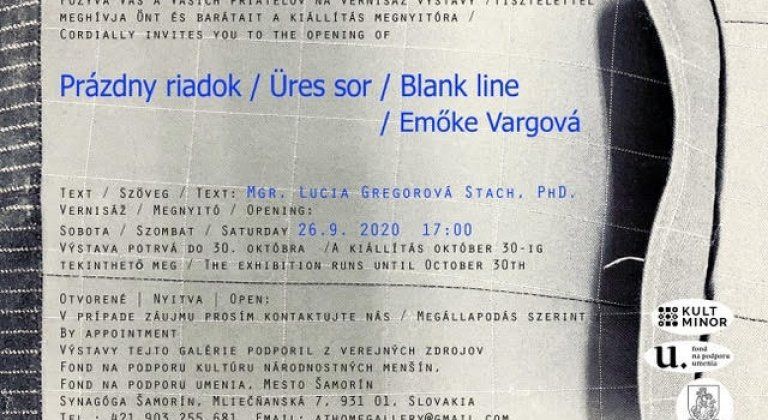 Pozvánka na výstavu v At Home Gallery