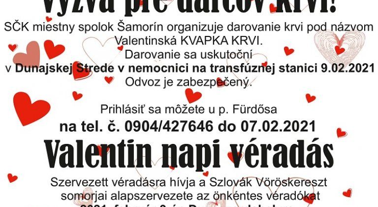 Valentin napi véradás Valentin napi véradás