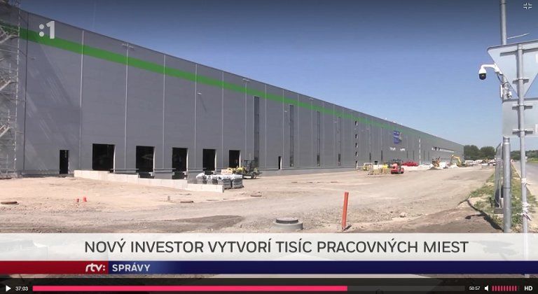 Nové logistické centrum pri Dunajskej Strede zamestná viac ako 1000 ľudí Nové logistické centrum pri Dunajskej Strede zamestná viac ako 1000 ľudí