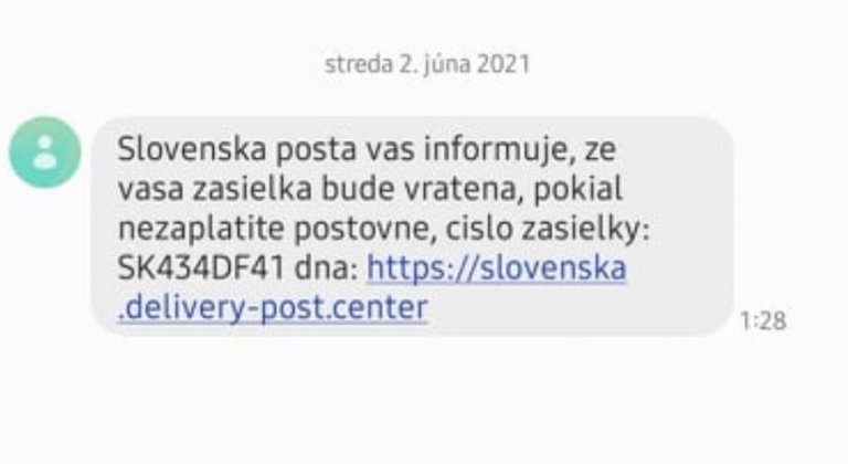 Újabb csalás terjed: a Szlovák Posta nevében terjednek hamis sms-ek
