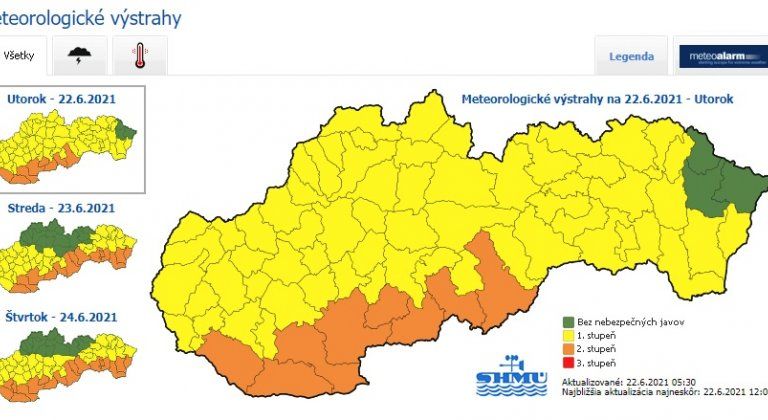 Vysoké teploty nás potrápia ešte pár dní
