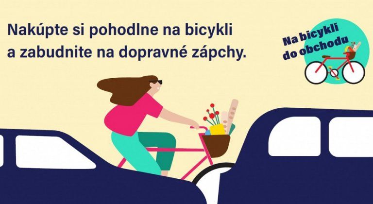 Nakupujte na bicykli ekologicky a s úsmevom Nakupujte na bicykli ekologicky a s úsmevom