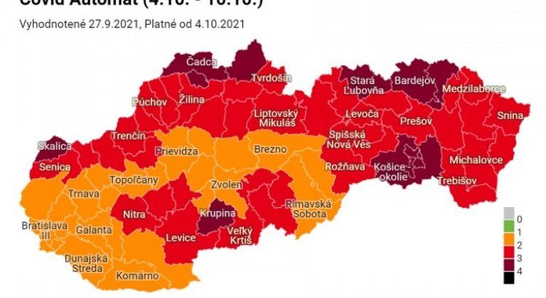 Od pondelka už nie sme zelený okres Od pondelka už nie sme zelený okres