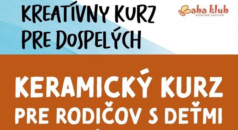 BABA KLUB otvára od októbra nové kurzy BABA KLUB otvára od októbra nové kurzy