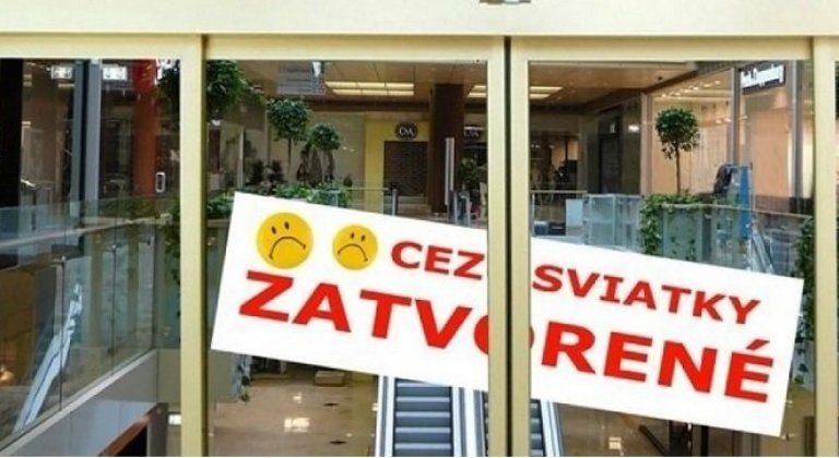 POZOR! Zajtra budú obchody zatvorené