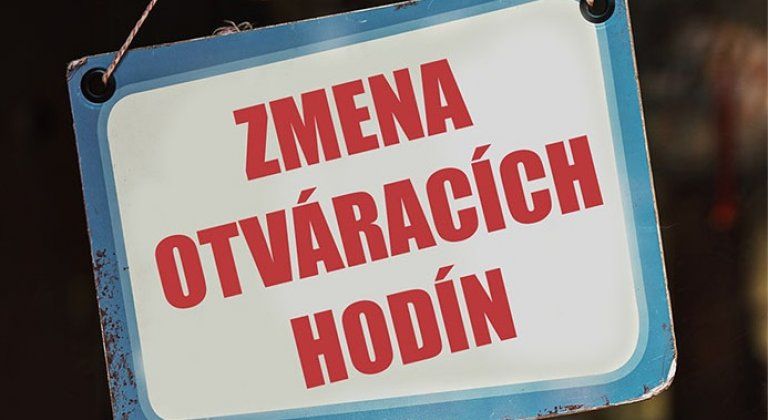 Obchody upravili otváracie hodiny Obchody upravili otváracie hodiny