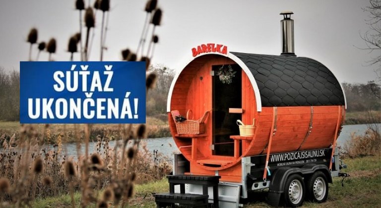 Vyžrebovali sme výhercu fínskej sauny BARELKA
