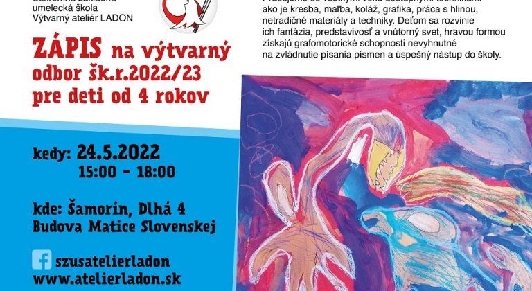 Dnes: Zápis na výtvarný odbor