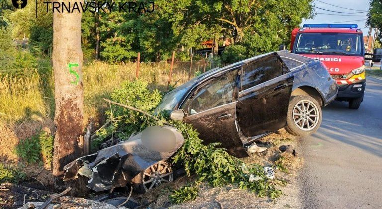 Náraz do stromu neprežil 21-ročný spolujazdec, polícia obvinila vodiča