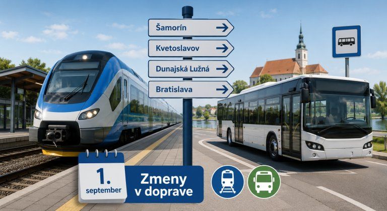 Od septembra sa mení doprava pri Šamoríne: vlaky S70 sa vrátia na pôvodný grafikon