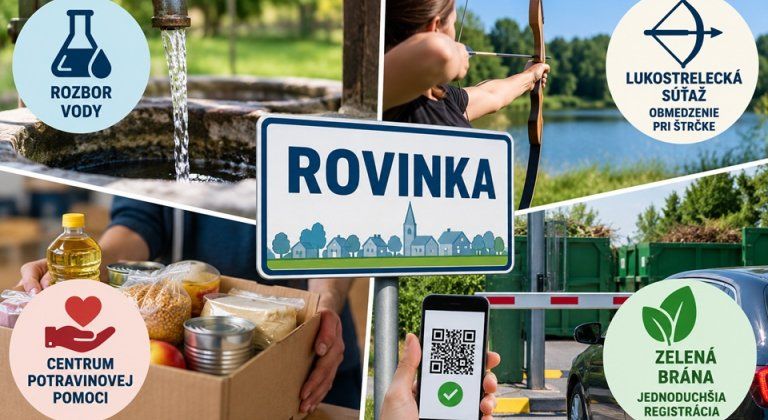 Čo je nové v Rovinke: herbicíd v podzemnej vode, Štrčka aj Zelená brána Čo je nové v Rovinke: herbicíd v podzemnej vode, Štrčka aj Zelená brána