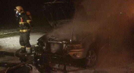 V Hamuliakove horelo auto