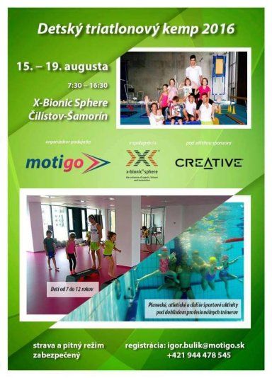Detský triatlonový kemp 2016 Detský triatlonový kemp 2016