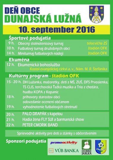 Dunajská Lužná oslavuje a jazda veteránov