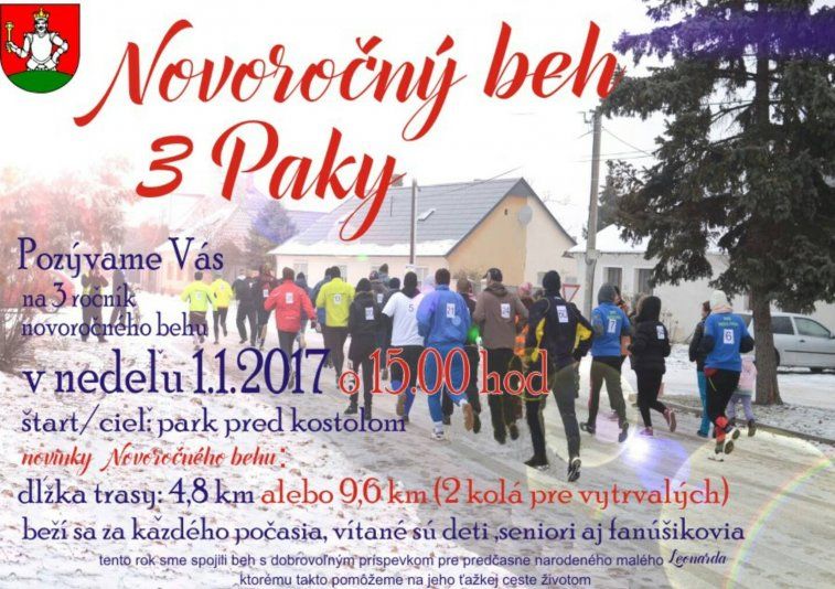 Novoročný beh pre malého bojovníka Lea