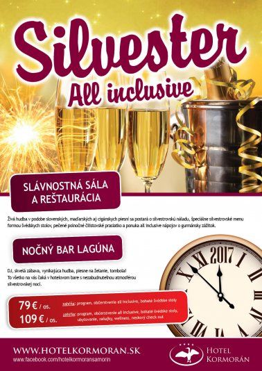 Zažite Silvester All inclusive v príjemnom prostredí Hotela Kormorán