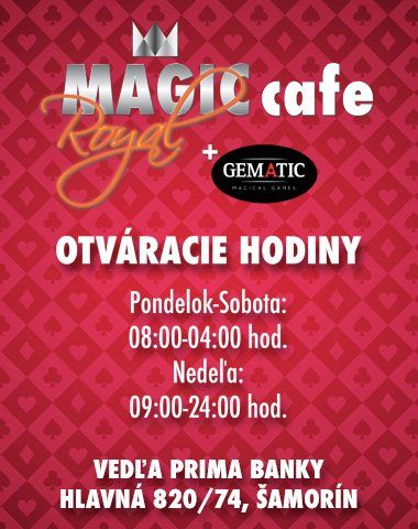 Figyelem változik a Magic Royal Cafe nyitvatartási ideje Figyelem változik a Magic Royal Cafe nyitvatartási ideje