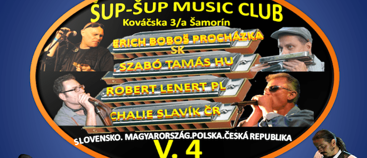 A Visegrádi négyek harmonikásainak találkozója