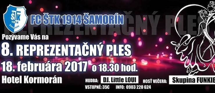 Vyhrajte dve vstupenky na reprezentačný ples FC ŠTK