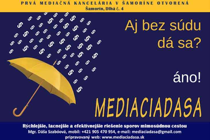 V Šamoríne otvorili prvú mediačnú kanceláriu