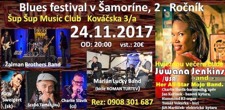 Pozvánka na 2. ročník bluesového festivalu