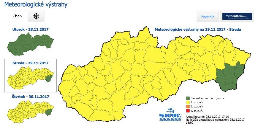 Pozor, v stredu a štvrtok nás čaká silné sneženie Pozor, v stredu a štvrtok nás čaká silné sneženie