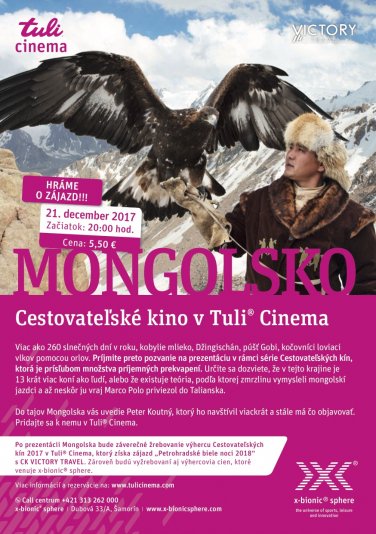 Cestovateľské kino v Tuli Cinema: Vyhrajte zájazd!