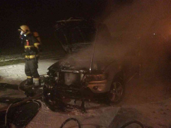 V Hamuliakove horelo auto