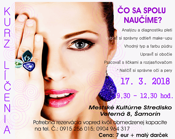 Pozvánka na kurz líčenia
