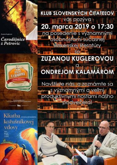 Pozvánka na besedu so spisovateľmi