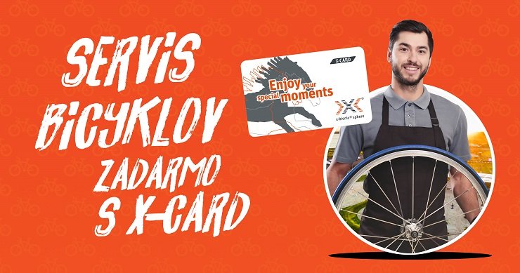 Držitelia x-card majú až do skončenia BIKE OPEN FEST servis bicyklov zadarmo