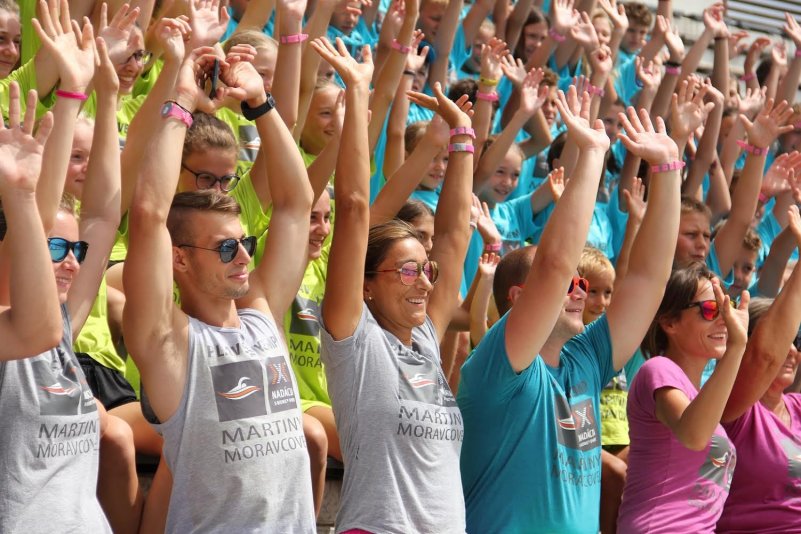 Martina Moravcová sa v Šamoríne venovala plaveckým talentom