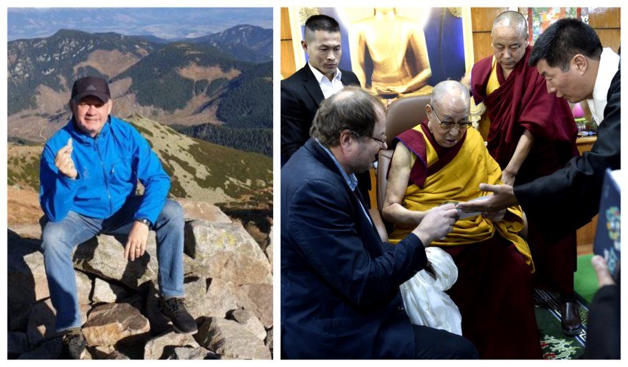 Látogatóban a Dalai lámánál