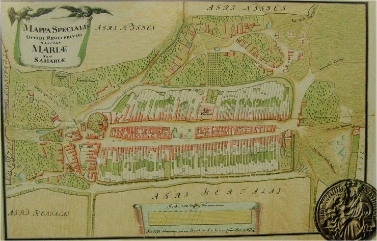 Svedectvá starých máp - 5. časť, mapa 1777