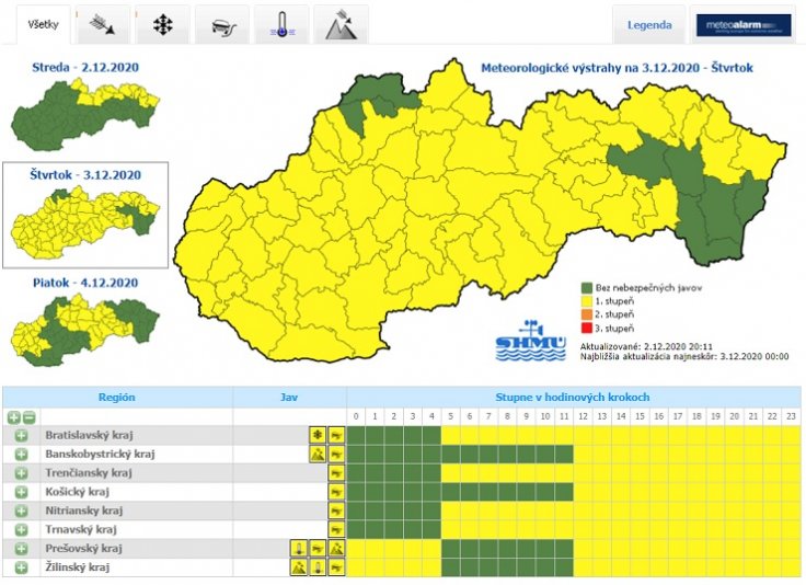 Itt a tél – havazásra és ónos esőre is lehet számítani csütörtökön